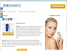 Tablet Screenshot of eyegenics.net